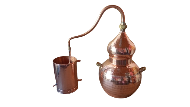 Alambique clásico de cobre