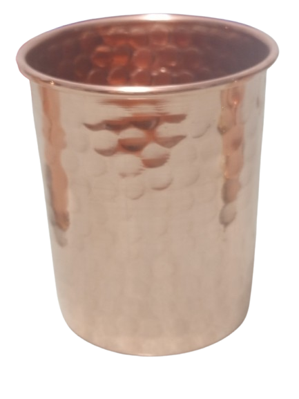 Vaso de cobre 100% , martilleado a mano.   400ml