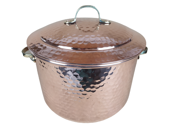 Olla de cobre, elaborada artesanalmente
