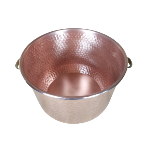 Olla de cobre, elaborada artesanalmente