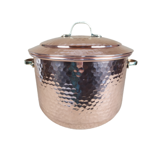 Olla de cobre, elaborada artesanalmente