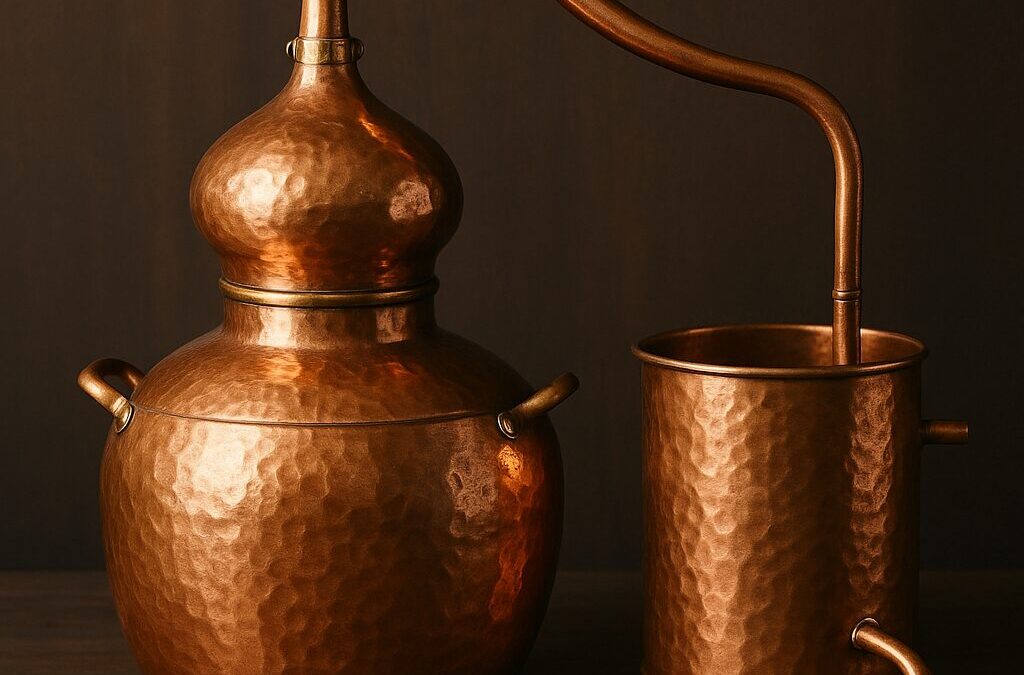 Diferencias entre un alambique de cobre y uno de acero inoxidable