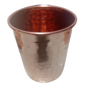 Vaso de cobre 100% , martilleado a mano.   400ml